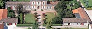Vue aérienne du Château Saint Ahon